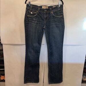 7 For All Mankind Dark Wash Straight Leg Jeans